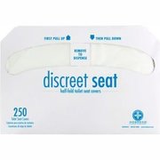 Hospeco Hospeco Discreet Seat 12 Fold Toilet Seat Covers  250 CoversPack, 20 PacksCase  DS5000 DS-5000